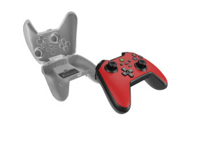 foto de GAMEPAD GENESIS MANGAN 400 WIRELESS (FOR PC/SWITCH/MOBILE) ROJO