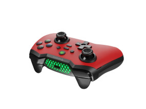 foto de GAMEPAD GENESIS MANGAN 400 WIRELESS (FOR PC/SWITCH/MOBILE) ROJO