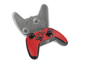foto de GAMEPAD GENESIS MANGAN 400 WIRELESS (FOR PC/SWITCH/MOBILE) ROJO