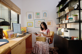foto de IMPRESORA MULTIFUNCION HP DESKJET 4220E WIFI FAX MOVIL BLANCA