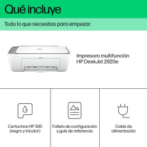 foto de HP DeskJet 2820e Inal?mbrico All-in-One Color Impresora, Fotocopiadora, esc?ner