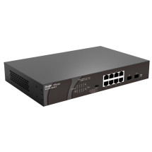 foto de SWITCH RUIJIE REYEE RG-ES110GDS-P GIGALAN 8p SFP 2p POE