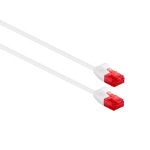 foto de CABLE RED SLIM EWENT CAT6 U/UTP 0,25M BLANCO