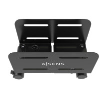 foto de SOPORTE AISENS CPU METALICO AJUSTABLE DE SUELO NEGRO