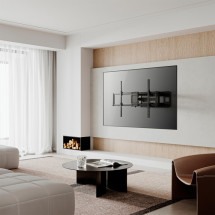 foto de SOPORTE AISENS GIRATORIO INCLINABLE NIVELABLE MONITOR TV 60-120 120KG