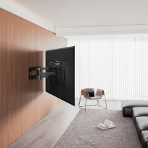 foto de SOPORTE AISENS GIRATORIO INCLINABLE NIVELABLE MONITOR TV 60-120 120KG