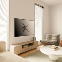 foto de SOPORTE AISENS PARED GIRATORIO INCLINABLE MONITOR/TV 30KG 23-55 NEGRO