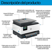 foto de IMPRESORA HP MULTIFUNCION OFFICEJET PRO 9120B