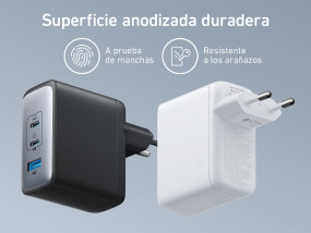 foto de CARGADOR PARED ANKER 736 100W 1A/2C NEGRO