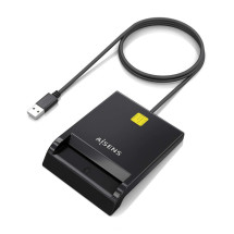 foto de LECTOR DE TARJETAS INTELIGENTE AISENS DNIE NEGRO