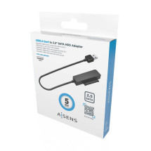 foto de ADAPTADOR AISENS SATA A USB-A USB 3.0/3.1 GEN1 DISCOS 2.5 NEGRO