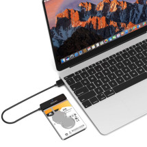 foto de ADAPTADOR AISENS SATA A USB-A USB 3.0/3.1 GEN1 DISCOS 2.5 NEGRO