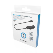 foto de ADAPTADOR AISENS SATA A USB-C USB 3.0/3.1 GEN1 DISCOS 2.5 NEGRO