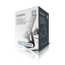 foto de SOPORTE TABLET AISENS SOBREMESA M AJUSTABLE PLATA