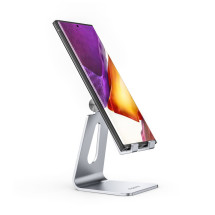 foto de SOPORTE TABLET AISENS SOBREMESA M AJUSTABLE PLATA