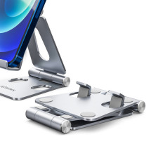 foto de SOPORTE AISENS SOBREMESA M AJUSTABLE (2 PIVOTES) MOVIL TABLET