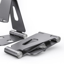 foto de SOPORTE AISENS SOBREMESA XL AJUSTABLE (2 PIVOTES) MOVIL TABLET