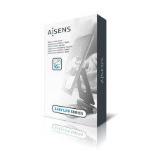 foto de SOPORTE AISENS SOBREMESA XL AJUSTABLE (2 PIVOTES) MOVIL TABLET