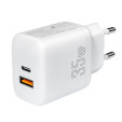 foto de CARGADOR LEOTEC 35W 1 USB C PD+1 USB A NEGRO COMPATIBLE CON APPLE Y SAMSUNG