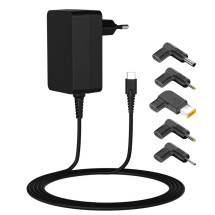 foto de CARGADOR LEOTEC NOTEBOOK USB-C 45W + 5 PUNTAS