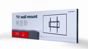 foto de SOPORTE DE PARED GEMBIRD PARA TV (FIJO) 32-55 (35 KG)
