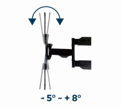 foto de SOPORTE DE PARED GEMBIRD PREMIUM PARA TV MOV. COMPLETO 32-55 32 KG
