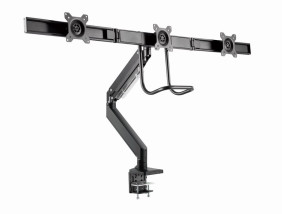 foto de SOPORTE GEMBIRD AJUSTABLE DE MESA PARA 3 MONITORES