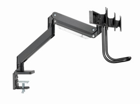 foto de SOPORTE GEMBIRD AJUSTABLE DE MESA PARA 3 MONITORES