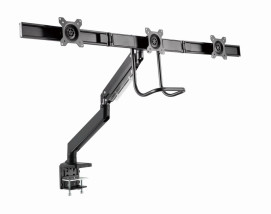 foto de SOPORTE GEMBIRD AJUSTABLE DE MESA PARA 3 MONITORES