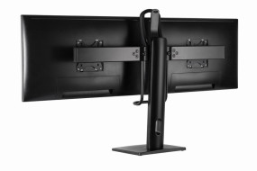 foto de SOPORTE DE MESA GEMBIRD PARA DOS MONITORES ALTURA REGULABLE