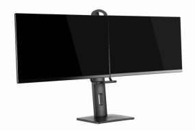 foto de SOPORTE DE MESA GEMBIRD PARA DOS MONITORES ALTURA REGULABLE