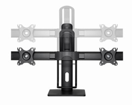 foto de SOPORTE DE MESA GEMBIRD PARA DOS MONITORES ALTURA REGULABLE