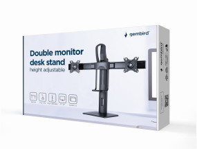 foto de SOPORTE DE MESA GEMBIRD PARA DOS MONITORES ALTURA REGULABLE