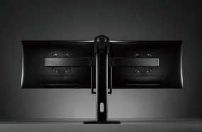 foto de SOPORTE DE MESA GEMBIRD PARA DOS MONITORES ALTURA REGULABLE