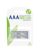 foto de PILAS AAA GEMBIRD NI-MH RECARGABLE 1000MAH 2PCS BLISTER PACK