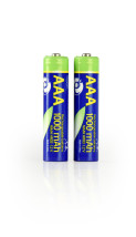 foto de PILAS AAA GEMBIRD NI-MH RECARGABLE 1000MAH 2PCS BLISTER PACK