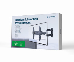 foto de SOPORTE DE PARED GEMBIRD PARA TV DE MOVIMIENTO COMPLETO 32-55 PULGADAS 30 KG