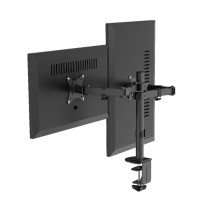 foto de BRAZO DE MONITOR GEMBIRD PARA 2 PANTALLAS DE ESCRITORIO AJUSTABLE 17-32 PULG