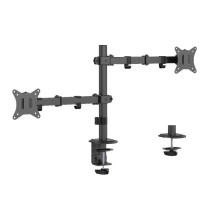 foto de BRAZO DE MONITOR GEMBIRD PARA 2 PANTALLAS DE ESCRITORIO AJUSTABLE 17-32 PULG