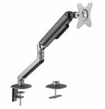 foto de BRAZO AJUSTABLE GEMBIRD PARA MONITOR EN ESCRITORIO GRIS ESPACIAL