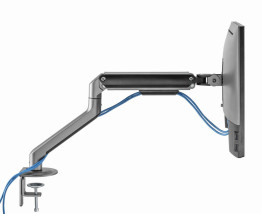 foto de BRAZO AJUSTABLE GEMBIRD PARA MONITOR EN ESCRITORIO GRIS ESPACIAL