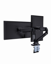foto de BRAZO DE MONITOR GEMBIRD PARA 2 PANTALLAS DE ESCRITORIO AJUSTABLE 17-32 PULG