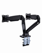 foto de BRAZO DE MONITOR GEMBIRD PARA 2 PANTALLAS DE ESCRITORIO AJUSTABLE 17-32 PULG