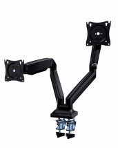 foto de BRAZO DE MONITOR GEMBIRD PARA 2 PANTALLAS DE ESCRITORIO AJUSTABLE 17-32 PULG