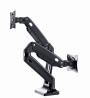 foto de BRAZO DE MONITOR GEMBIRD PARA 2 PANTALLAS DE ESCRITORIO AJUSTABLE 17-32 PULG