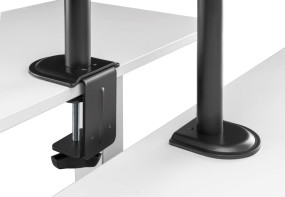 foto de SOPORTE DE MESA GEMBIRD AJUST CON BRAZO PARA MONITOR Y BANDEJA PARA PORTATIL