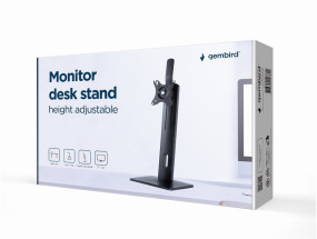 foto de SOPORTE DE MONITOR PARA ESCRITORIO GEMBIRD AJUSTABLE EN ALTURA