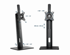 foto de SOPORTE DE MONITOR PARA ESCRITORIO GEMBIRD AJUSTABLE EN ALTURA