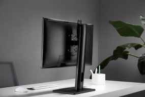 foto de SOPORTE DE MONITOR PARA ESCRITORIO GEMBIRD AJUSTABLE EN ALTURA