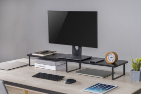 foto de SOPORTE DE MONITOR GEMBIRD PARA DOS MONITORES FORMA RECTANGULAR